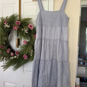 Madewell Tiered Midi Sundress